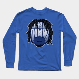 Josh Downs Indianapolis Player Silhouette Long Sleeve T-Shirt